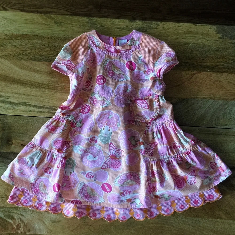 Oilily cotton dress size 98 US 3